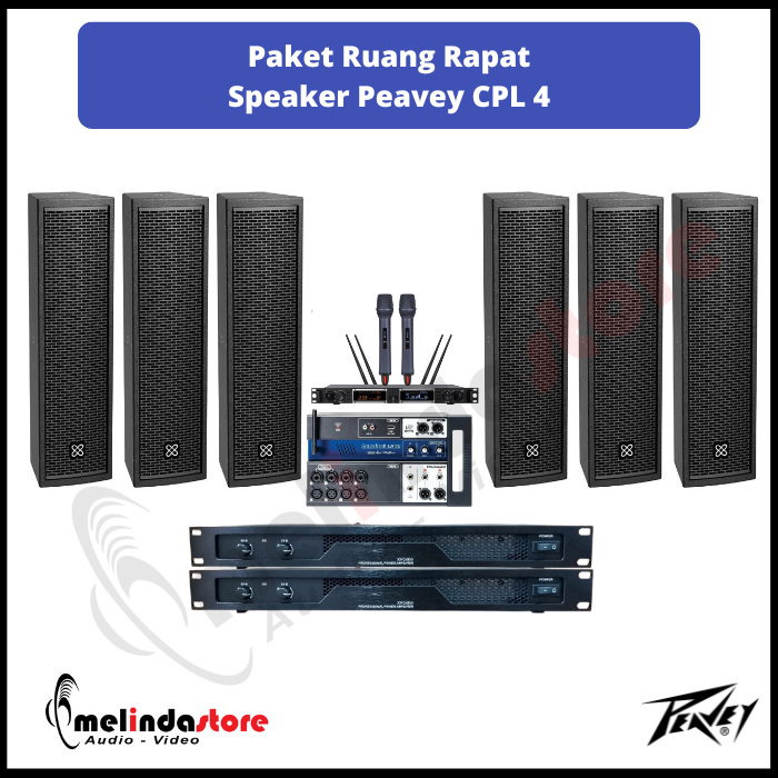 Paket Sound System Ruang Rapat Speaker Peavey - 6 Speaker